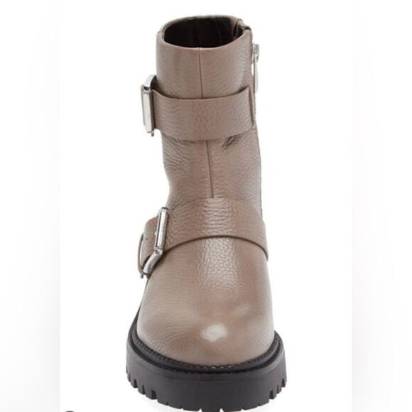 Nordstrom Macombs Water Resistant Moto Boot (Women) In Taupe - Picture 4 of 7